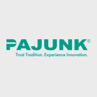 Referenzlogo: Pajunk, globalen Marktführer im Bereich der Regionalanästhesie. Vor allem im Bereich Spinalanästhesie, Periduralanästhesie, periphere Nervenblockadetechniken und der ultraschallgestützten Nervenblockade ist PAJUNK weltweit führend.